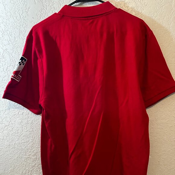 NEW WITH TAGS Limited Edition Gazzoil Men's Monaco Grand Prix Graphic Polo Tee - Picture 5 of 5